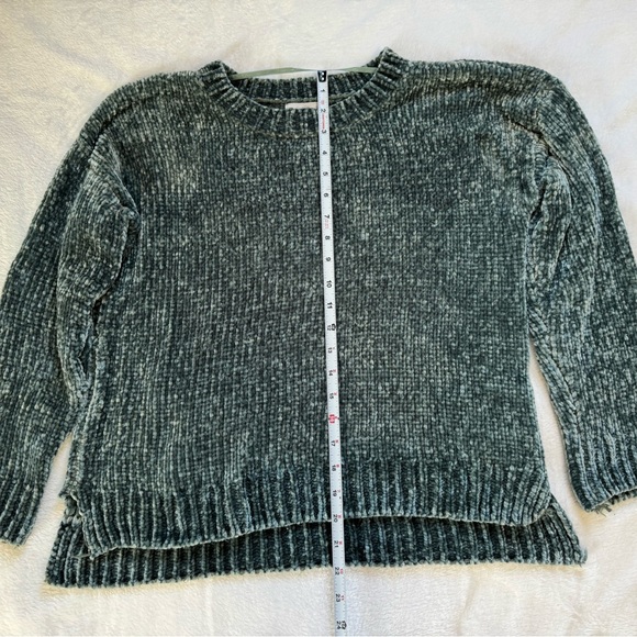 Ultra Soft Cupio Women's Green Sweater Size Small Pullover Long Sleeve - Picture 4 of 7